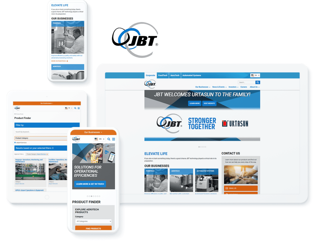 jbtc-spotlight JBT provides a seamless digital experience across multiple languages and devises.