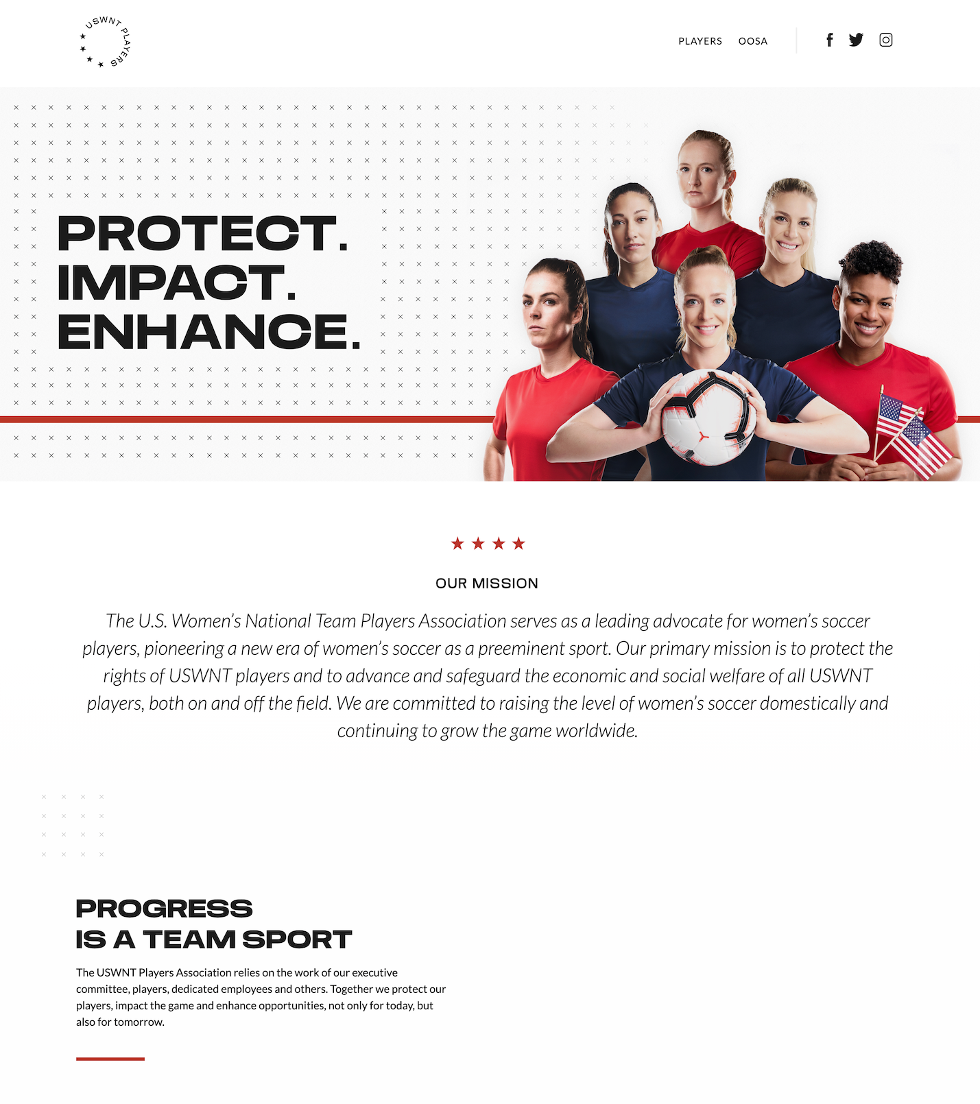 USWNTPA_home USWNT Players Association